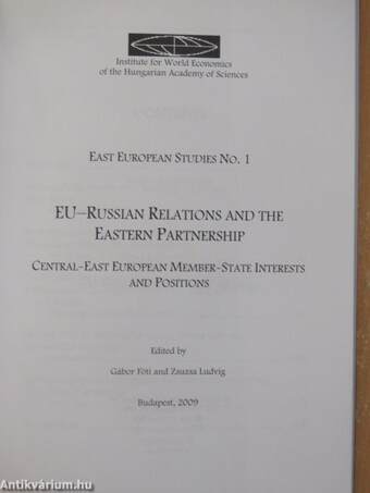 EU - Russian Relations and the Eastern Partnership