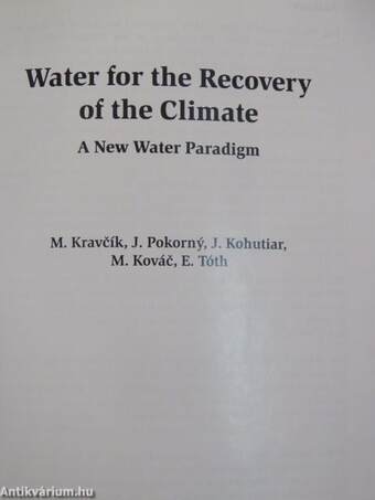 Water for the Recovery of the Climate