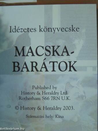 Macskabarátok (minikönyv)