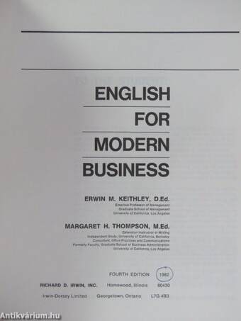 English for Modern Business