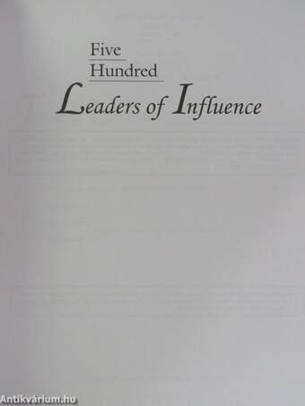 Five Hundred Leaders of Influence