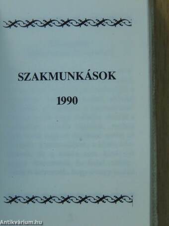 Szakmunkások 1990 (minikönyv)