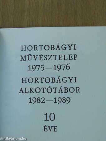 Hortobágyi Alkotótábor (minikönyv)