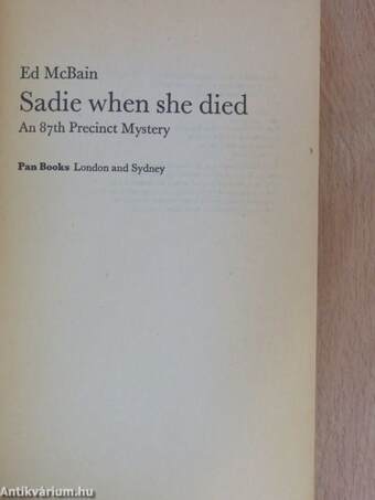 Sadie when she died