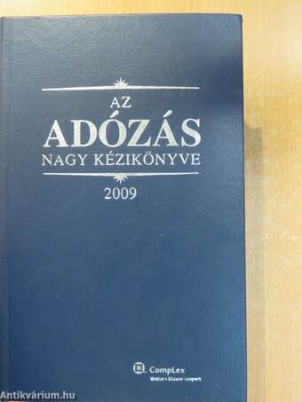 Az adózás nagy kézikönyve 2009