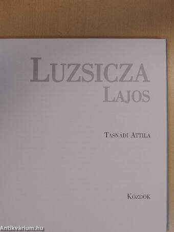 Luzsicza Lajos életútja és alkotói munkássága