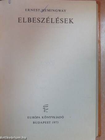 Elbeszélések