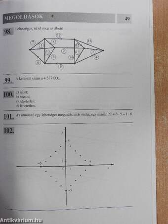 Matematika felvételi előkészítő és szakköri feladatgyűjtemény 7-8.