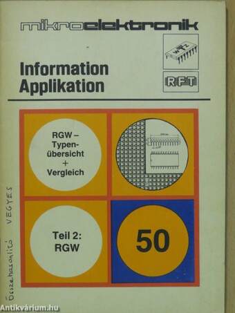 RFT MikroElektronik Information Applikation 50