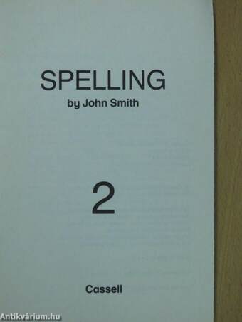 Spelling Book 2