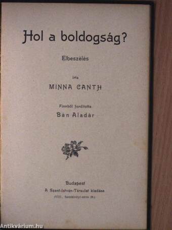 Filemon ezredes/Hol a boldogság?