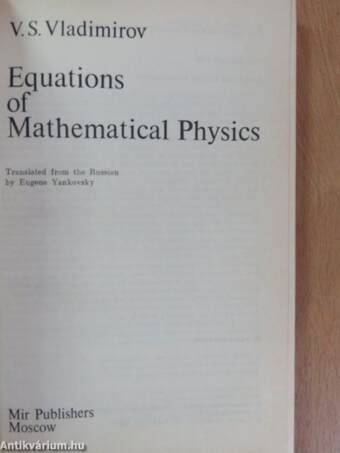 Equations of Mathematical Physics