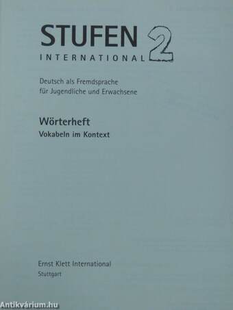 Stufen International 2.