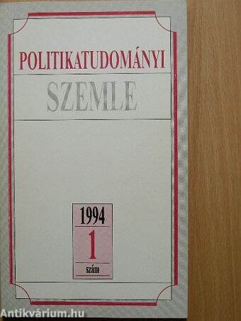 Politikatudományi Szemle 1994/1.