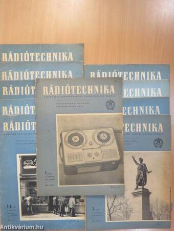 Rádiótechnika 1954. (nem teljes évfolyam)