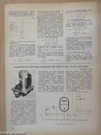 Rádiótechnika 1954. (nem teljes évfolyam)