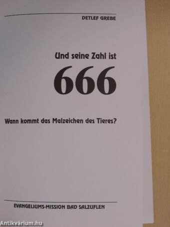 Und seine Zahl ist 666