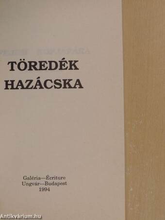 Töredék hazácska