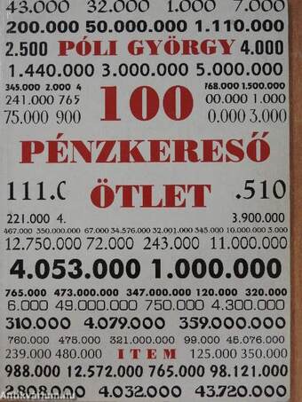 100 pénzkereső ötlet