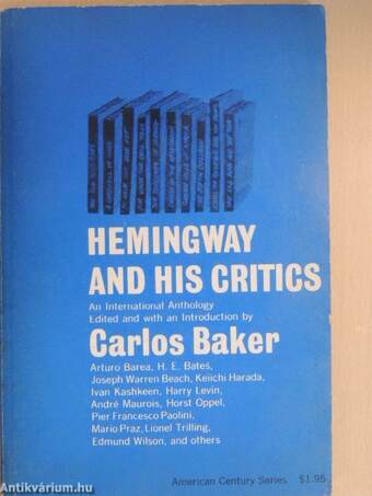 Hemingway and His Critics