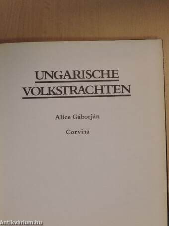 Ungarische volkstrachten