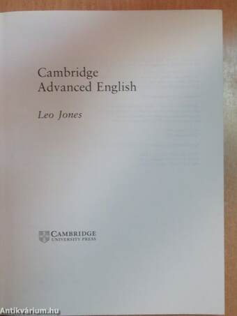 Cambridge Advanced English - Student's Book