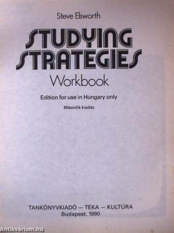 Studying Strategies - Workbook