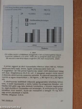 Diabetes mellitus és a cardiovascularis betegségek 2005/1A