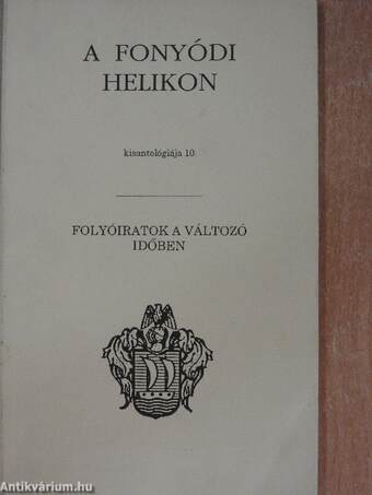 A Fonyódi Helikon kisantológiája 10.