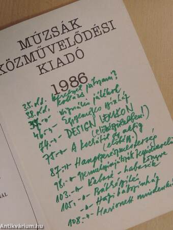 Múzsák 1986