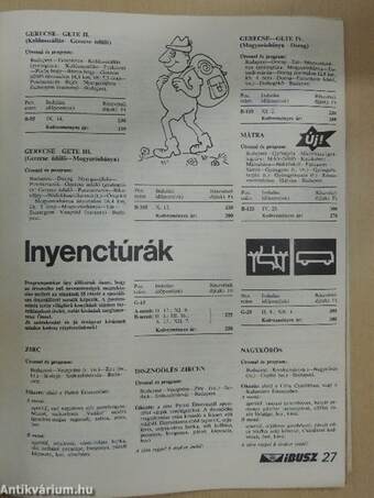 Belföldi utazások és üdülések programja '85