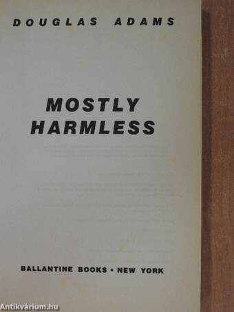 Mostly Harmless