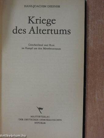 Kriege des Altertums