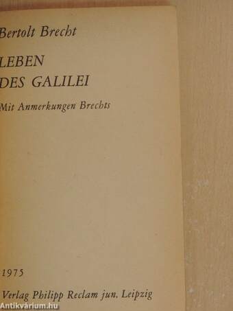 Leben des Galilei