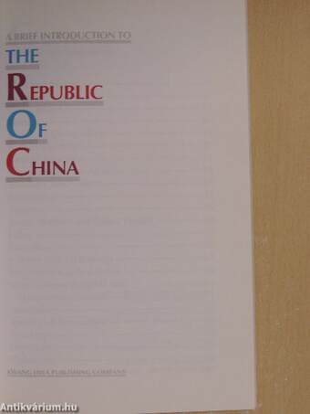 A Brief Introduction to Republic of China