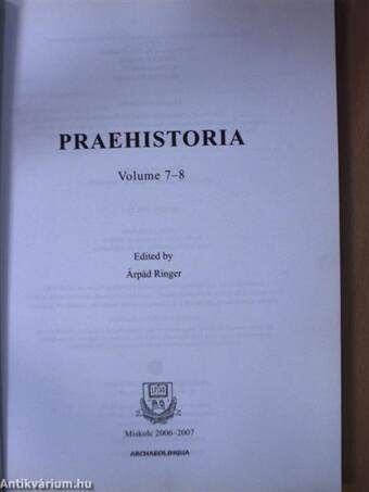 Praehistoria 7-8. 2006-2007