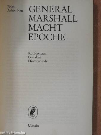 General Marshall macht Epoche