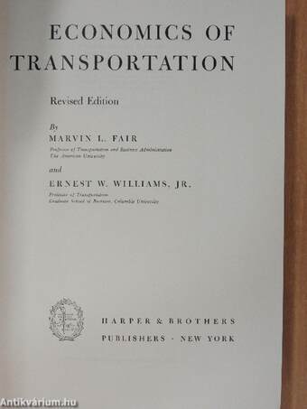 Economics of Transportation