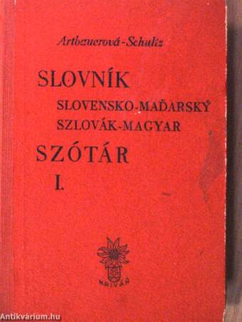 Szlovák-magyar szótár