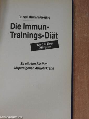 Die Immun-Trainings-Diät