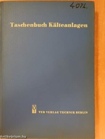 Taschenbuch Kälteanlagen