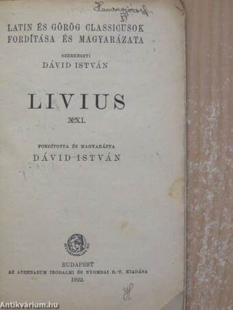 Livius XXI. I. (töredék)