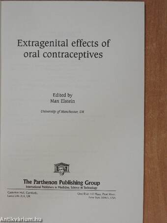 Extragenital effects of oral contraceptives