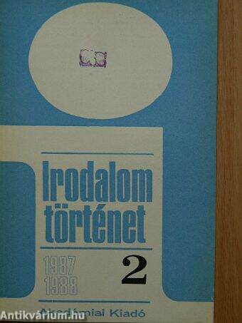 Irodalomtörténet 1987-1988/2.