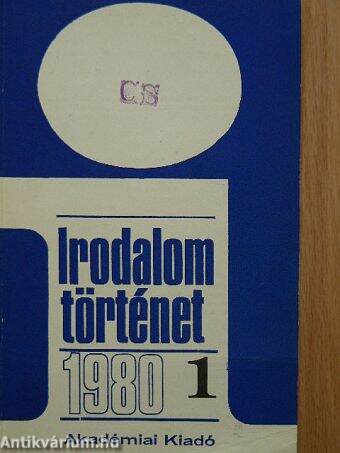 Irodalomtörténet 1980/1.