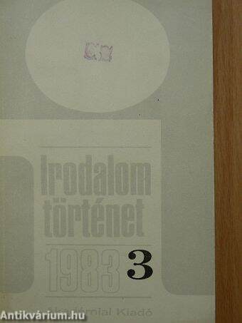 Irodalomtörténet 1983/3.