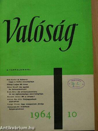 Valóság 1964. október