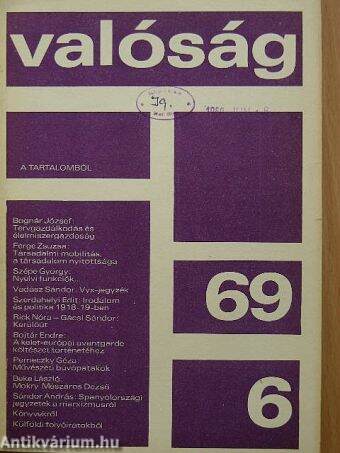 Valóság 1969. június