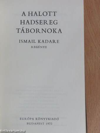 A halott hadsereg tábornoka