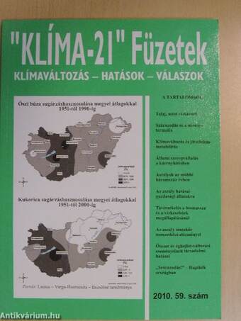 "Klíma-21" Füzetek 2010/59.